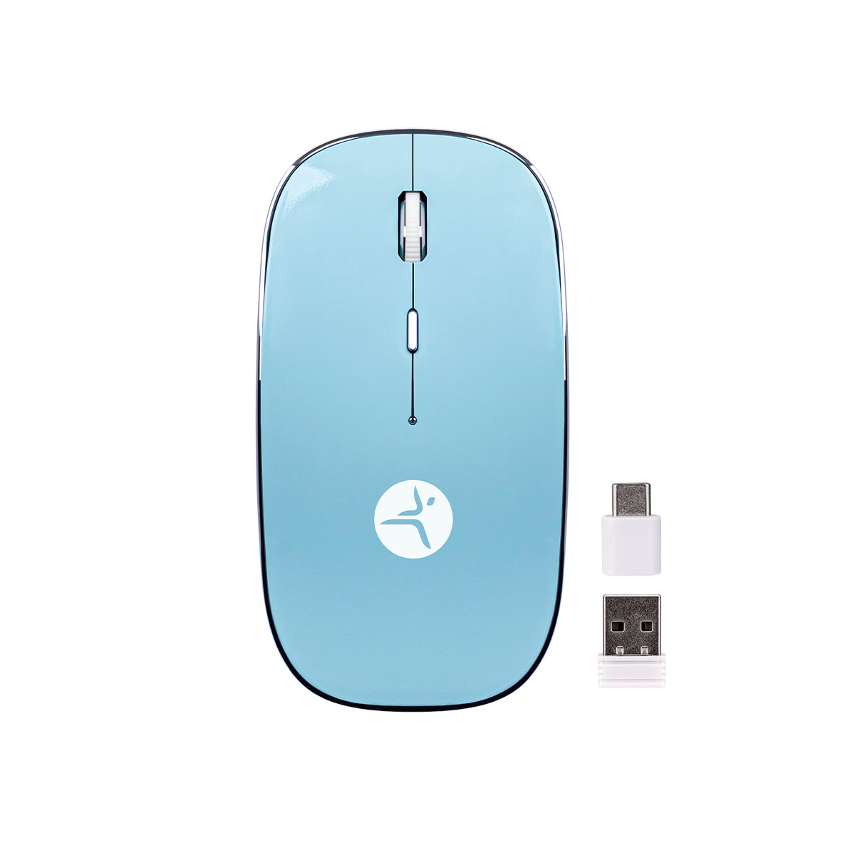 Image Mouse Inalámbrico + Mouse Pad Sliveblue