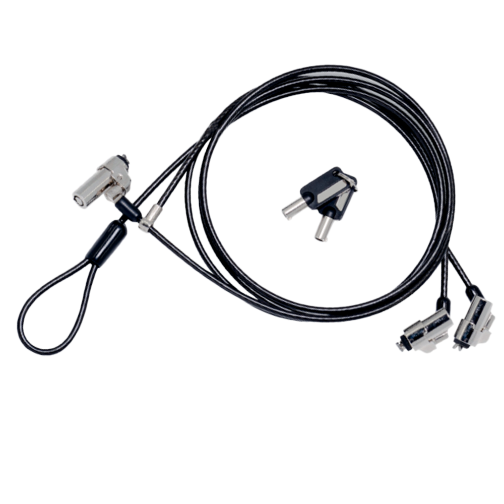 Image Candado de Seguridad para anclar 3 dispositivos (3 tipo T)