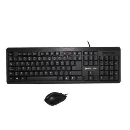 Combo Teclado y Mouse Alámbrico Plug & Play