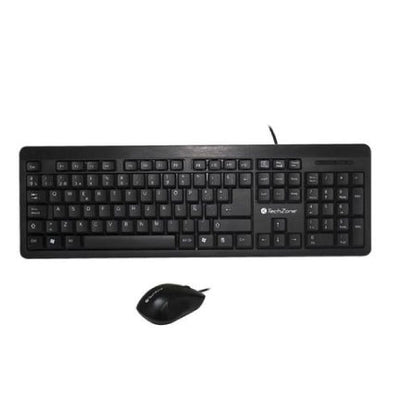 Combo Teclado y Mouse Alámbrico Plug & Play